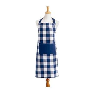 Farmhouse Buffalo Check Apron Blue & White